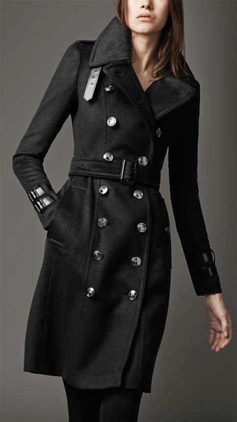 burberry mantel schwarz damen 2017|burberry damen trenchcoat.